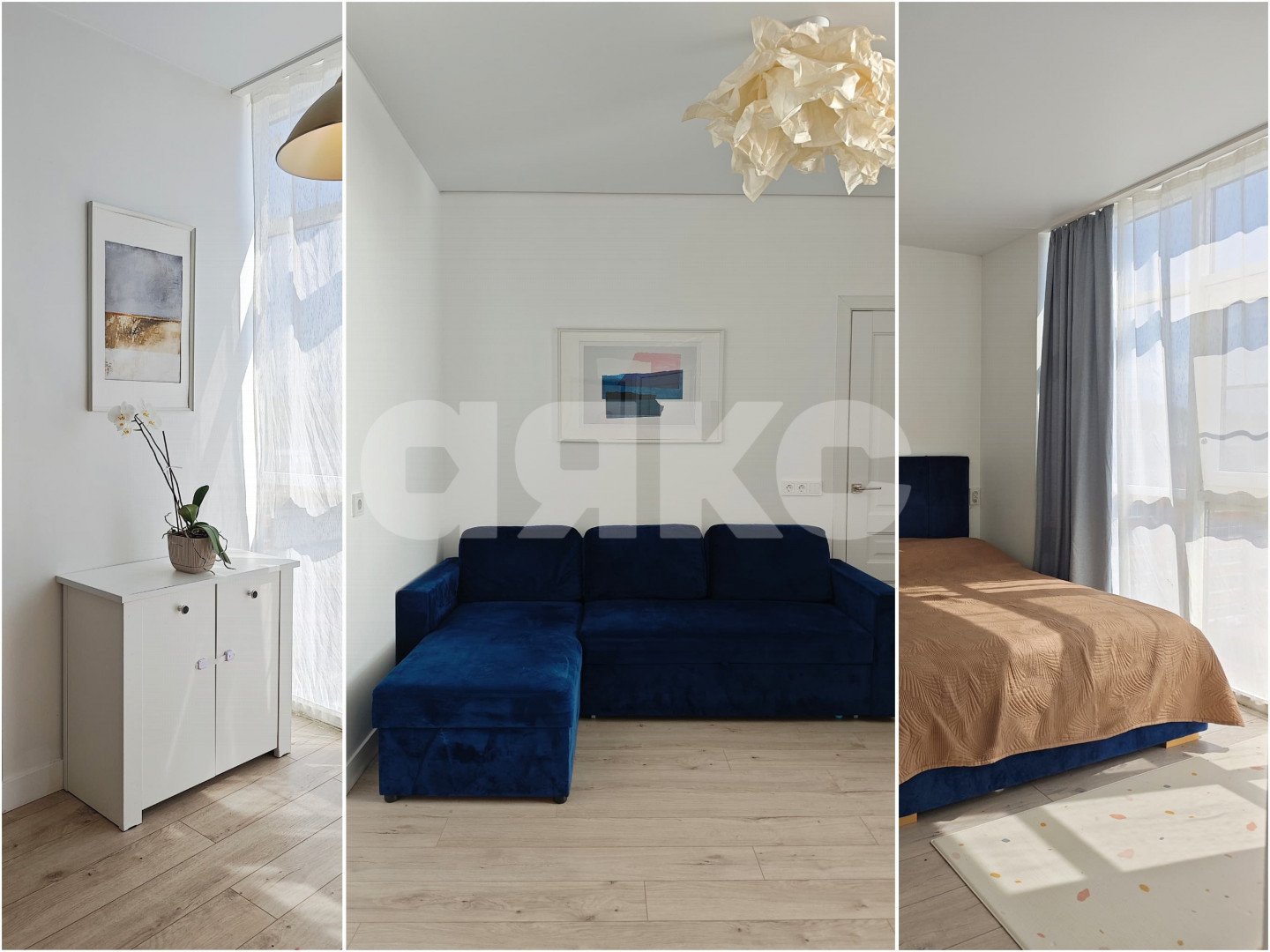 Фото №12: 3-комнатная квартира 54 м² - Сочи, Адлерский, Адлер, мкр. Голубые Дали, ул. Гастелло, 27Б