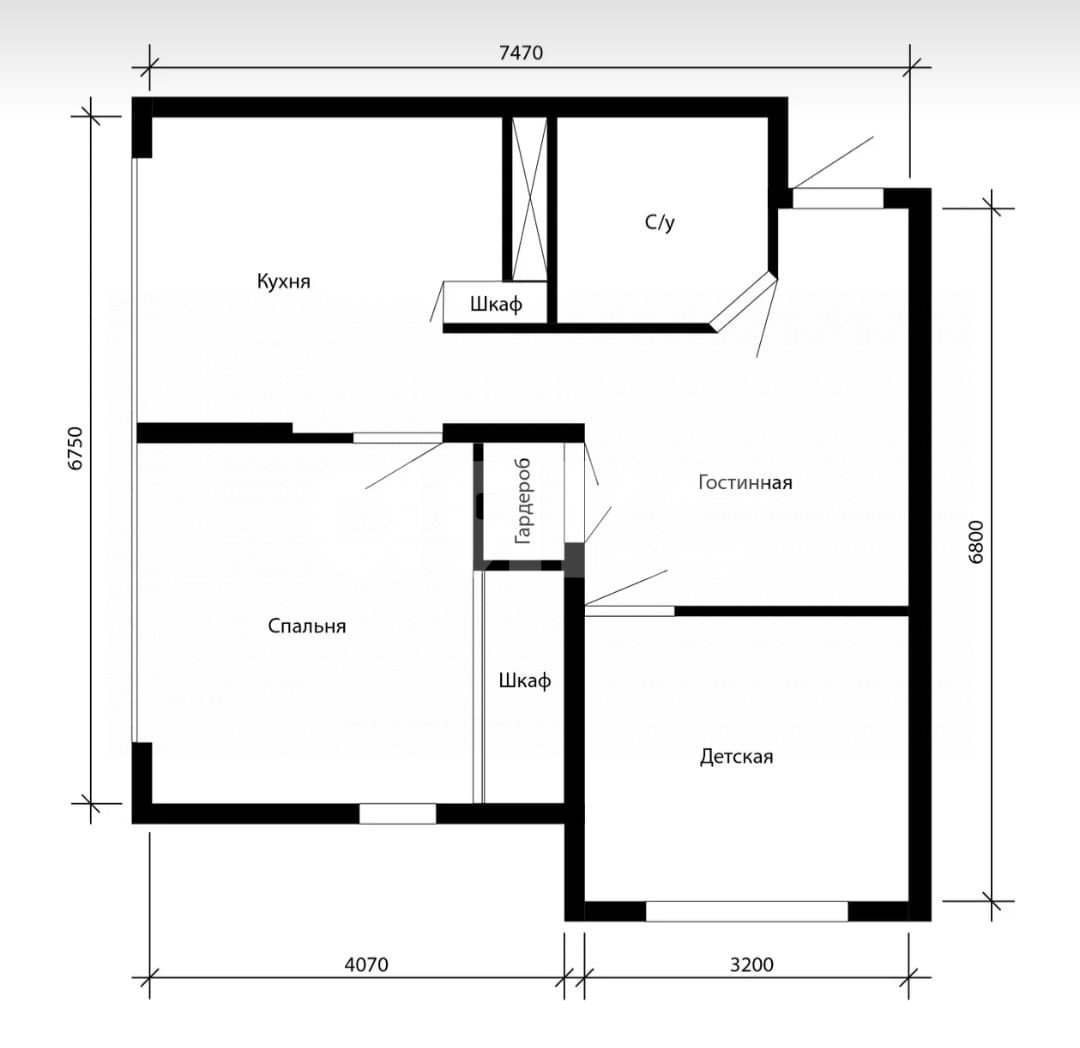 Фото №32: 3-комнатная квартира 54 м² - Сочи, Адлерский, Адлер, мкр. Голубые Дали, ул. Гастелло, 27Б