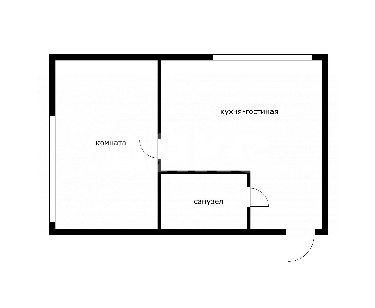Фото №20: 1-комнатная квартира 46 м² - Сочи, Центральный, мкр. Завокзальный, ул. Альпийская, 90/4