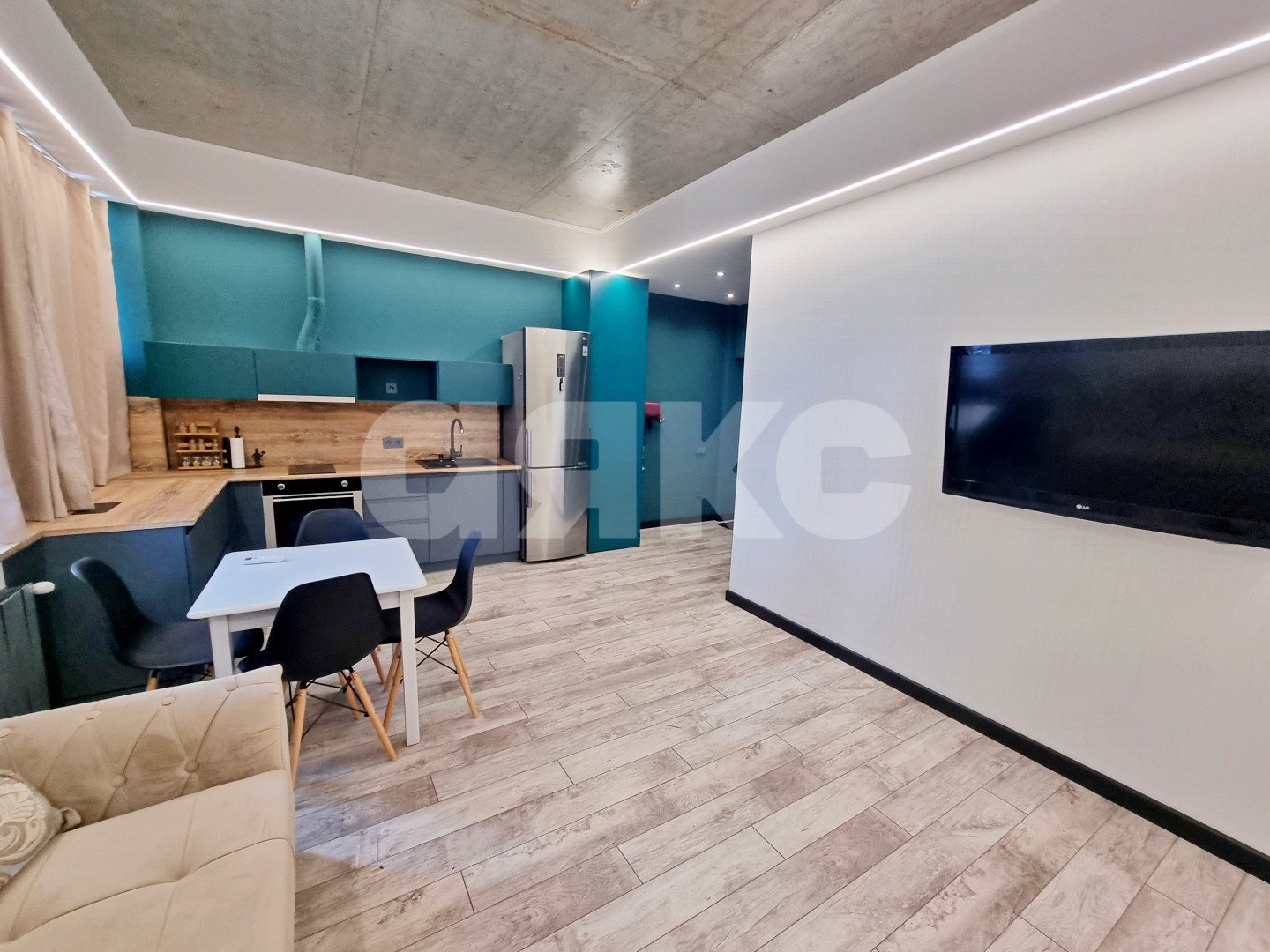 Фото №3: 1-комнатная квартира 46 м² - Сочи, Центральный, мкр. Завокзальный, ул. Альпийская, 90/4