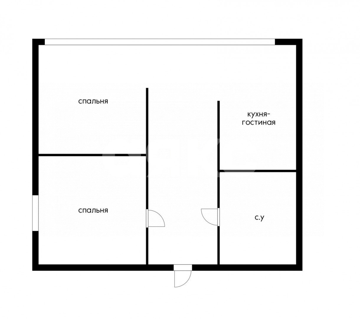 Фото №9: 3-комнатная квартира 66 м² - Сочи, Мамайка, р. Центральный, ул. Фадеева, 36