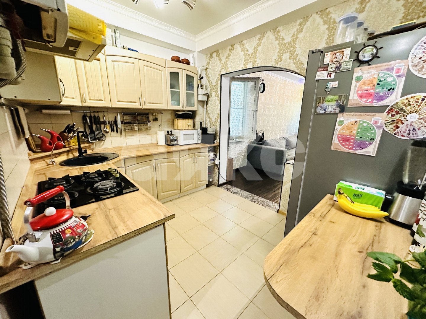 Фото №6: 4-комнатная квартира 70 м² - Раздольное, р. Хостинский, ул. Тепличная, 50/10