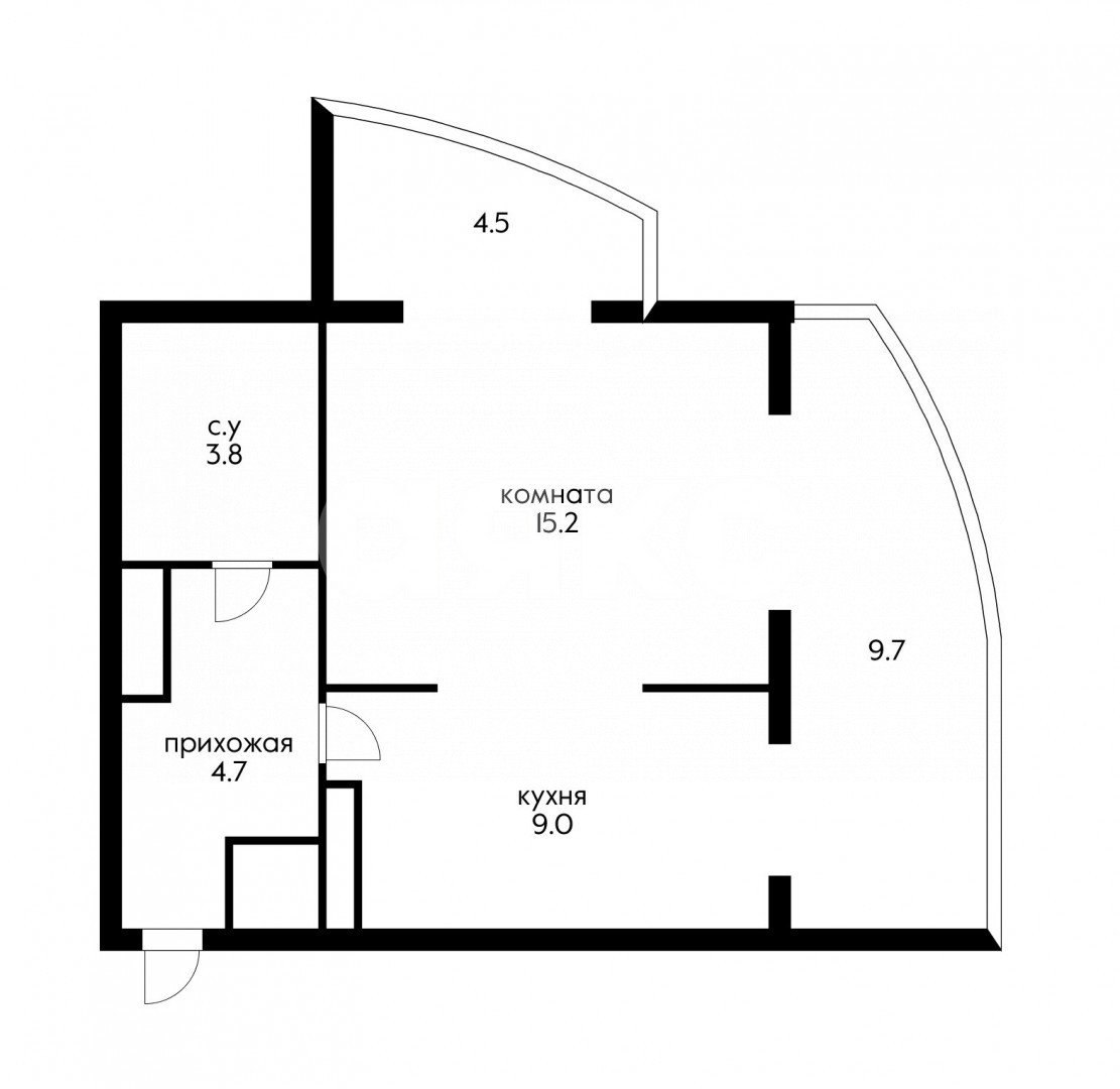 Фото №16: 1-комнатная квартира 47 м² - Сочи, Центральный, мкр. Новый Сочи, ул. Клубничная, 142