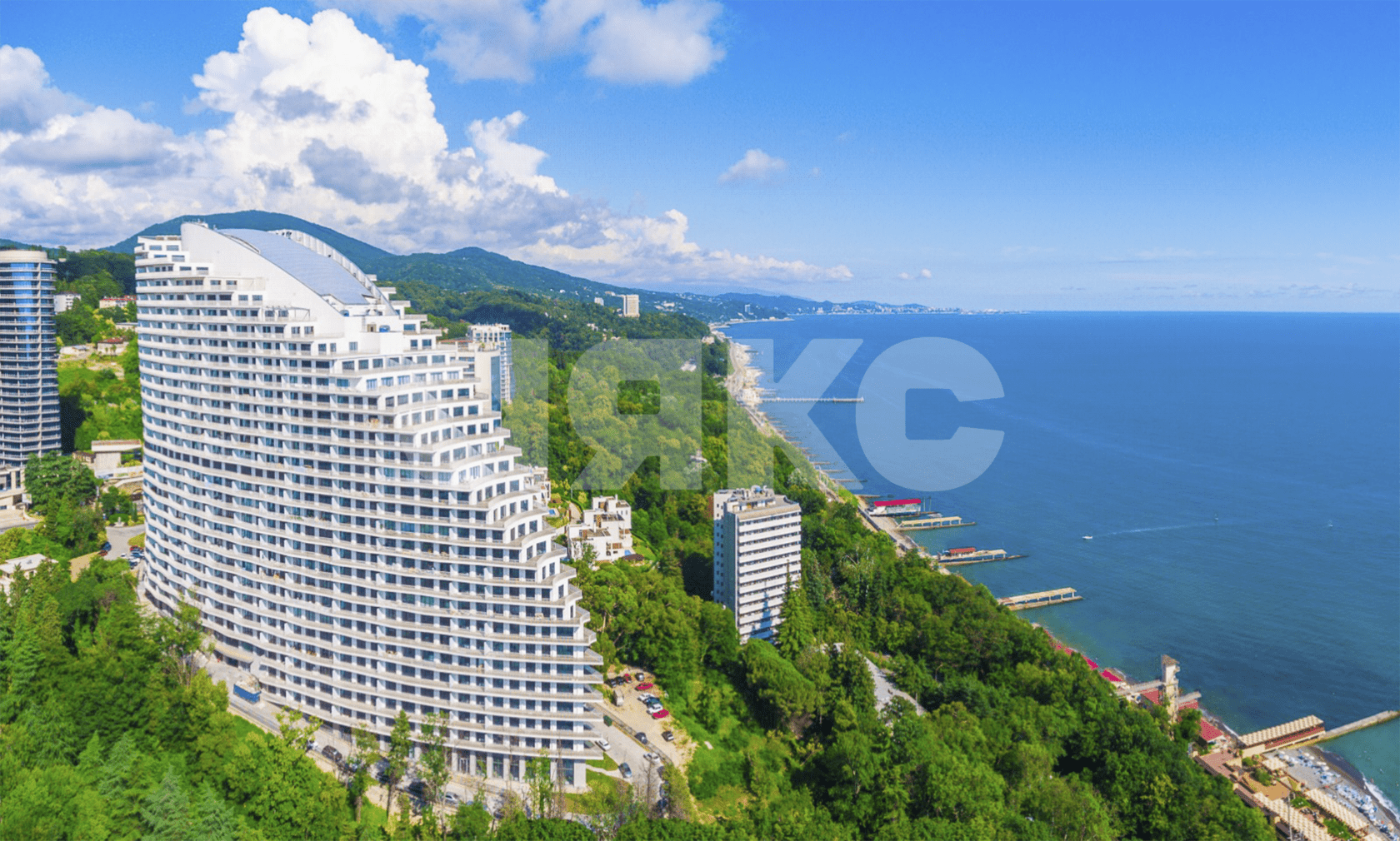 Фото №1: Апартаменты 88 м² - Сочи, Хостинский, Приморье, мкр. жилой комплекс Актёр Гэлакси, пр-кт Курортный, 105