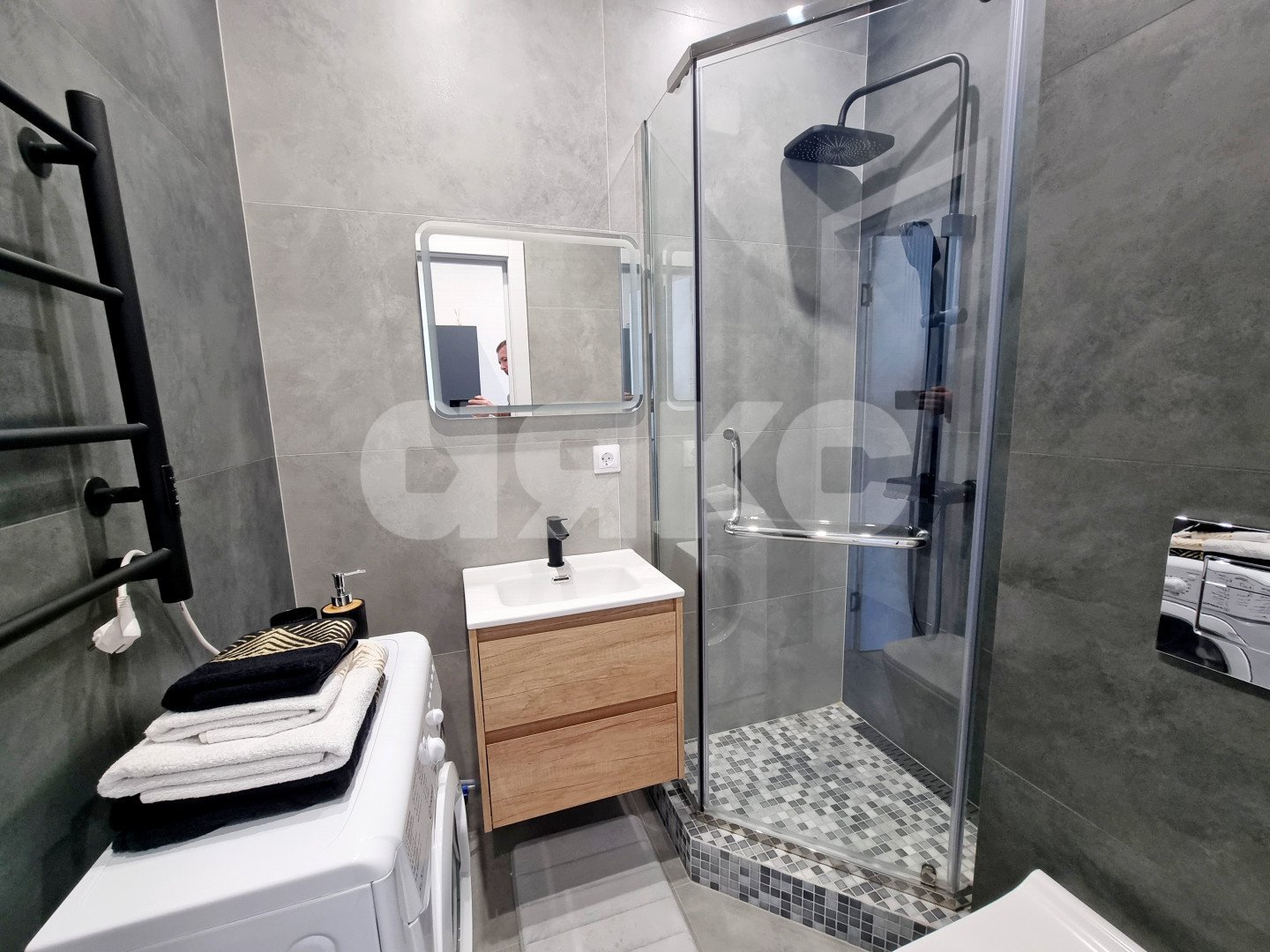 Фото №7: Студия 19 м² - Сочи, Хостинский, жилой комплекс Кислород, мкр. Бытха, ул. Ясногорская, 16/2к1