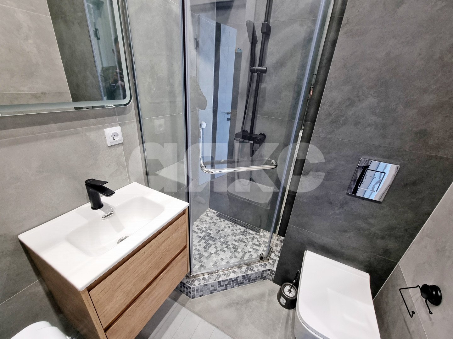 Фото №8: Студия 19 м² - Сочи, Хостинский, жилой комплекс Кислород, мкр. Бытха, ул. Ясногорская, 16/2к1