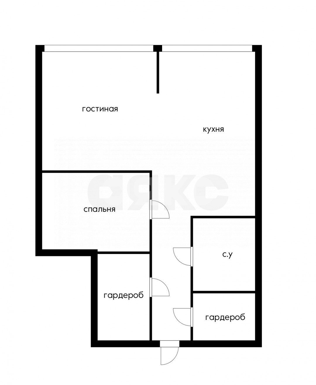 Фото №23: 2-комнатная квартира 48 м² - Сочи, массив № 1, Центральный, мкр. Новый Сочи, ул. Виноградная, 133/33