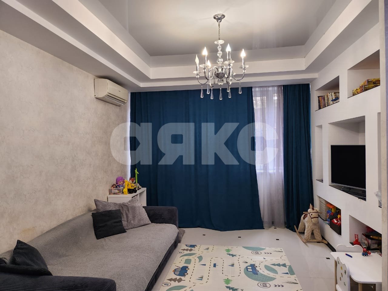 Фото №1: 2-комнатная квартира 75 м² - Сочи, Центральный, мкр. Новый Сочи, пер. Рахманинова, 39/12