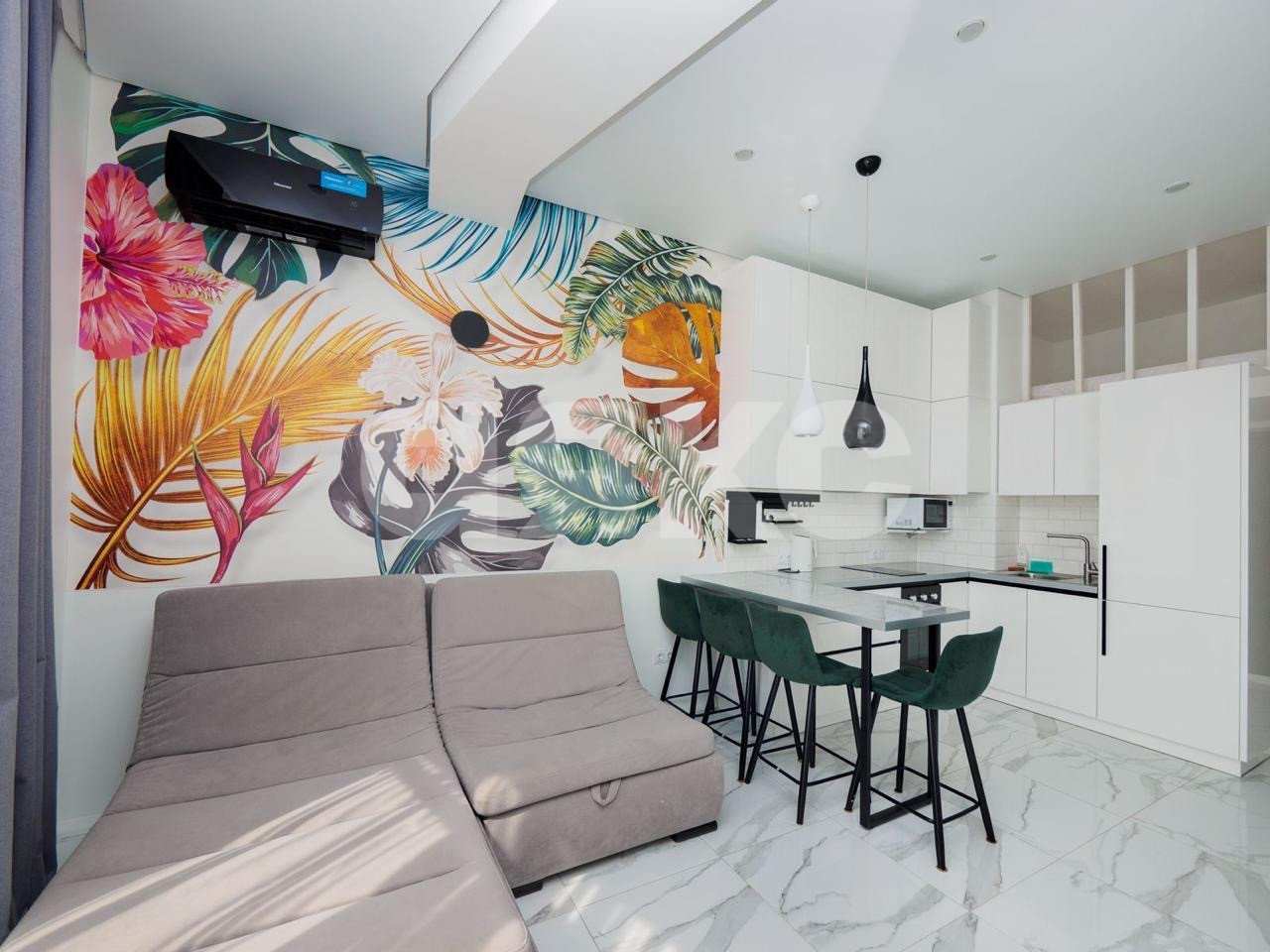 Фото №14: 1-комнатная квартира 34 м² - Сочи, Весёлое, мкр. жилой комплекс Грин Сейл Парк, ул. Весёлая, 82/1