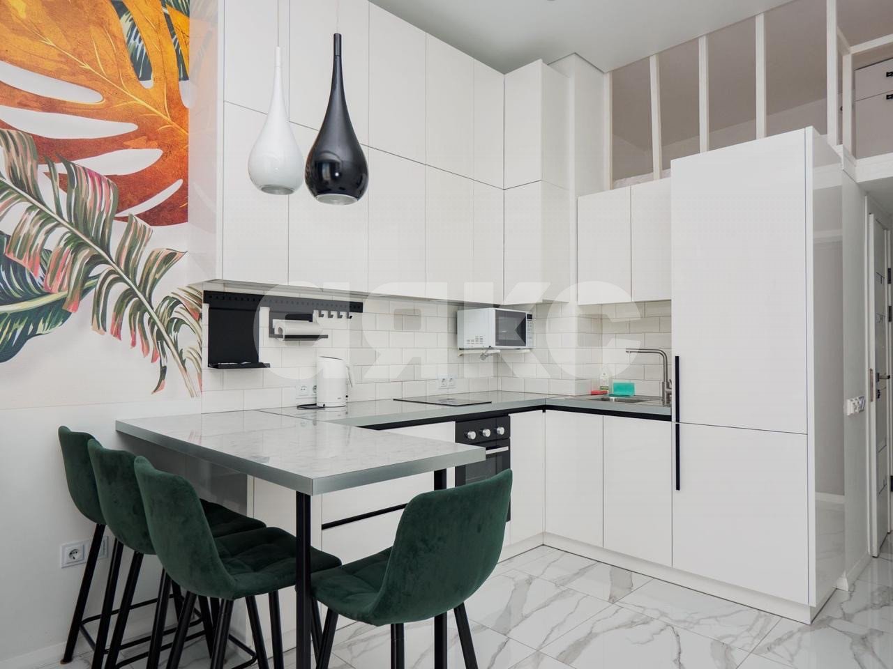 Фото №5: 1-комнатная квартира 34 м² - Сочи, Весёлое, мкр. жилой комплекс Грин Сейл Парк, ул. Весёлая, 82/1