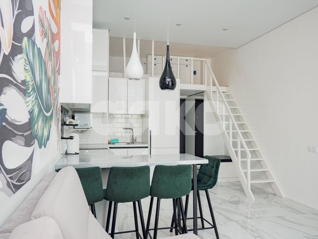 Фото №2: 1-комнатная квартира 34 м² - Сочи, Весёлое, мкр. жилой комплекс Грин Сейл Парк, ул. Весёлая, 82/1