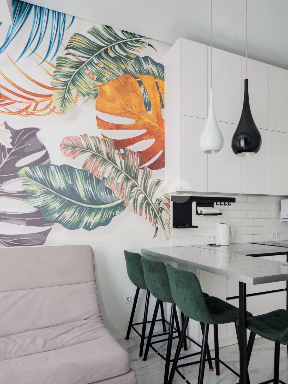 Фото №6: 1-комнатная квартира 34 м² - Сочи, Весёлое, мкр. жилой комплекс Грин Сейл Парк, ул. Весёлая, 82/1