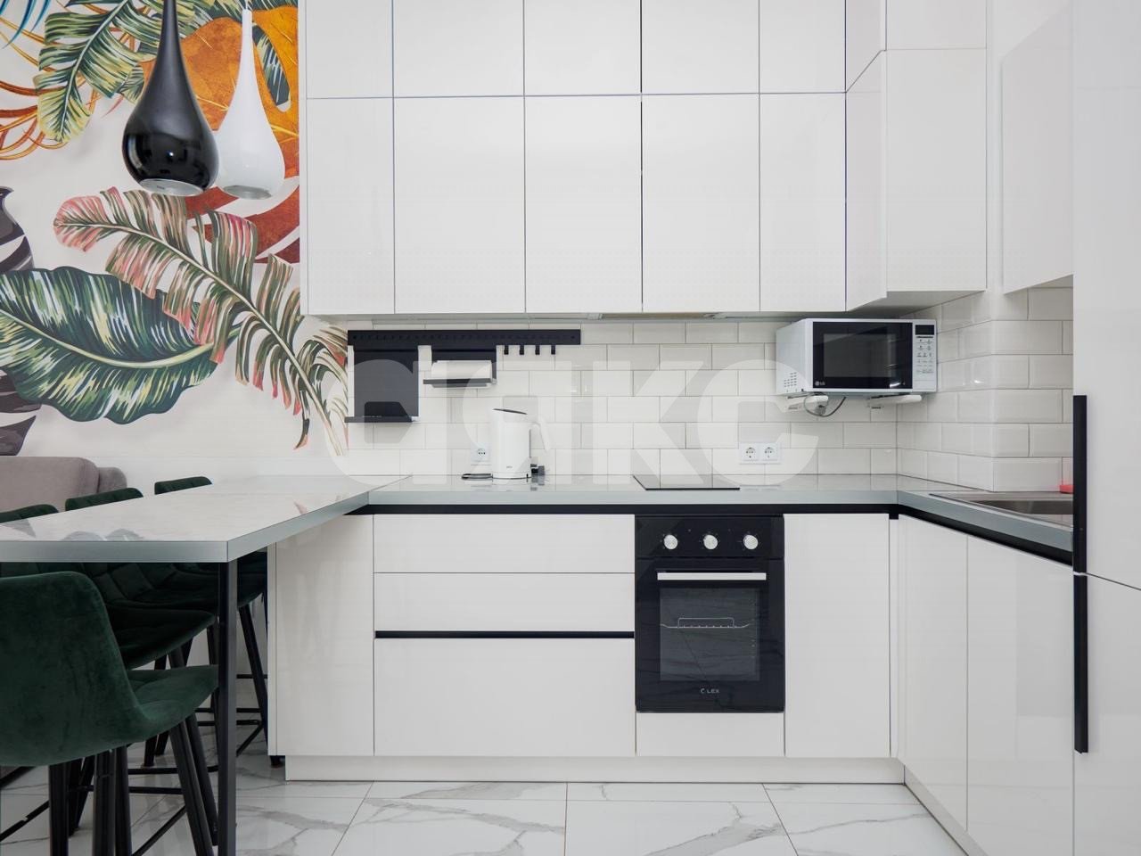 Фото №10: 1-комнатная квартира 34 м² - Сочи, Весёлое, мкр. жилой комплекс Грин Сейл Парк, ул. Весёлая, 82/1