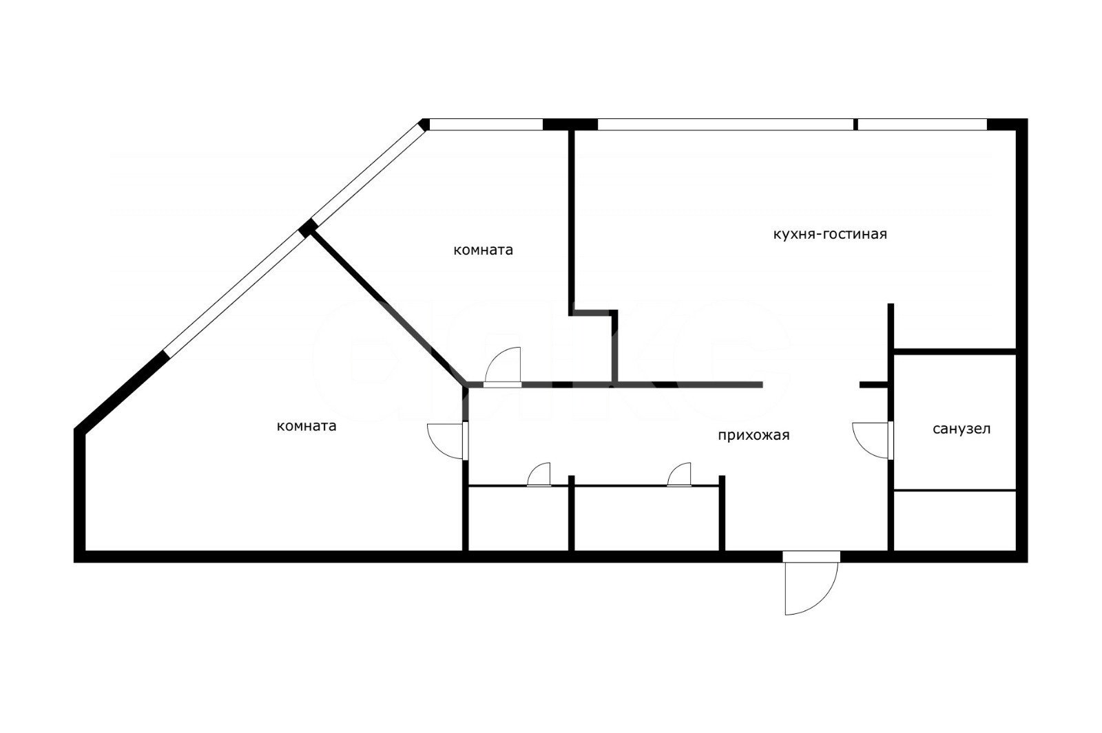 Фото №22: 3-комнатная квартира 64 м² - Сочи, Центральный, Заречный, мкр. жилой комплекс Раз.Два.Три!, ул. Пластунская, 123Ак1