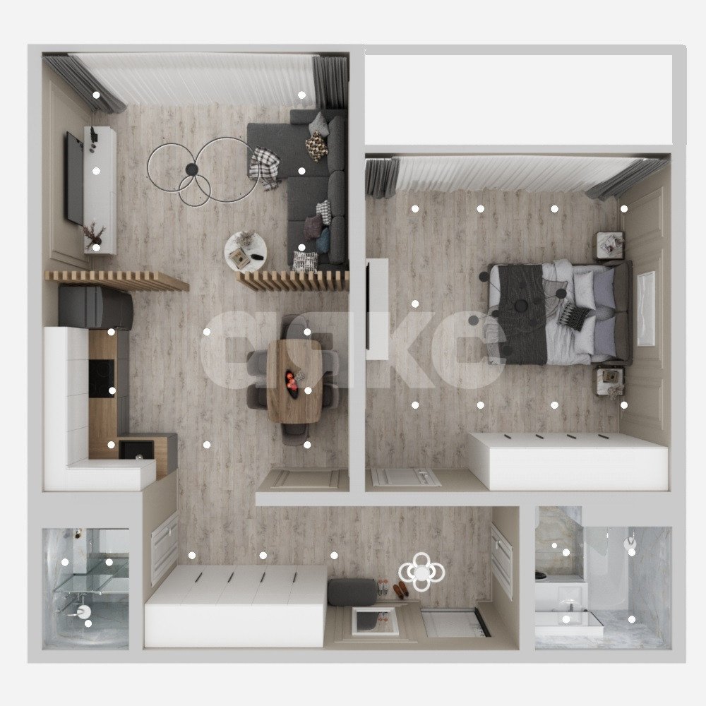 Фото №25: 2-комнатная квартира 64 м² - Дагомыс, р. Лазаревский