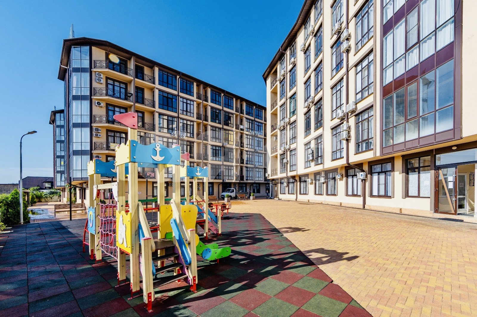 Фото №10: Студия 26 м² - Сочи, Весёлое, мкр. жилой комплекс Грин Сейл Парк, ул. Весёлая, 82/1