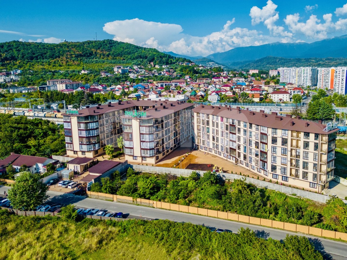 Фото №13: Студия 26 м² - Сочи, Весёлое, мкр. жилой комплекс Грин Сейл Парк, ул. Весёлая, 82/1