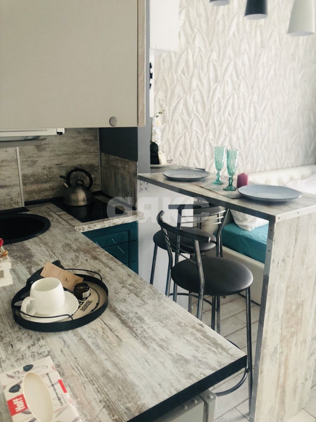 Фото №5: Апартаменты 26 м² - Сочи, Адлерский, Адлер, Курортный Городок, мкр. жилой комплекс Мадрид Парк-2, ул. Ленина, 219А/1