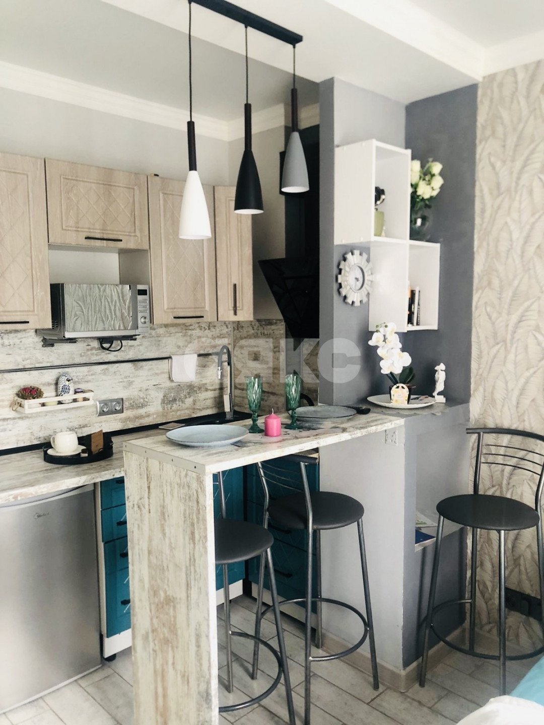 Фото №4: Апартаменты 26 м² - Сочи, Адлерский, Адлер, Курортный Городок, мкр. жилой комплекс Мадрид Парк-2, ул. Ленина, 219А/1