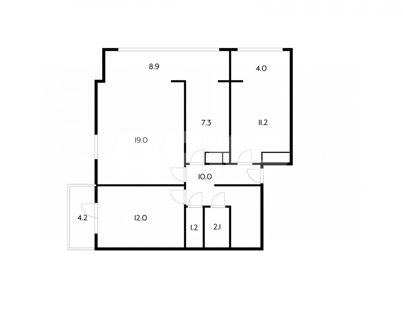 Фото №31: 3-комнатная квартира 82 м² - Сочи, Центральный, мкр. Гагарина, ул. Красноармейская, 13Б