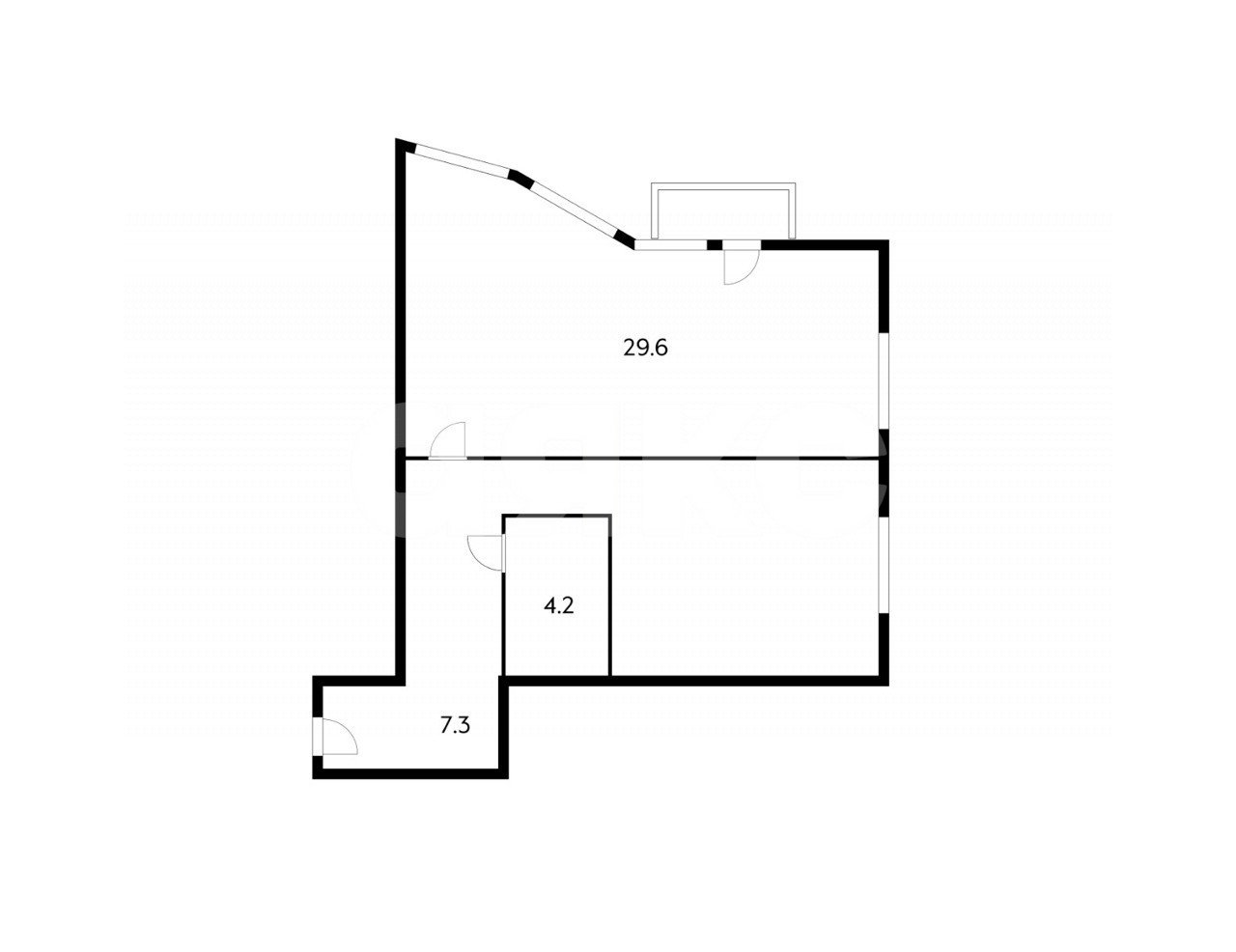 Фото №9: 1-комнатная квартира 55 м² - Сочи, Центральный, мкр. Мамайка, ул. Виноградная, 219Б