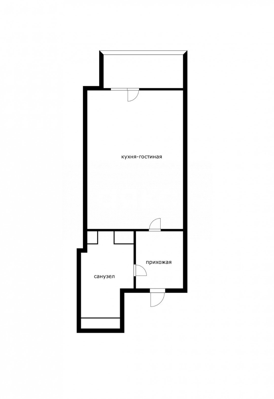 Фото №7: Студия 27 м² - Сочи, Адлерский, Кудепста, мкр. жилой комплекс Летний, ул. Искры, 88к8