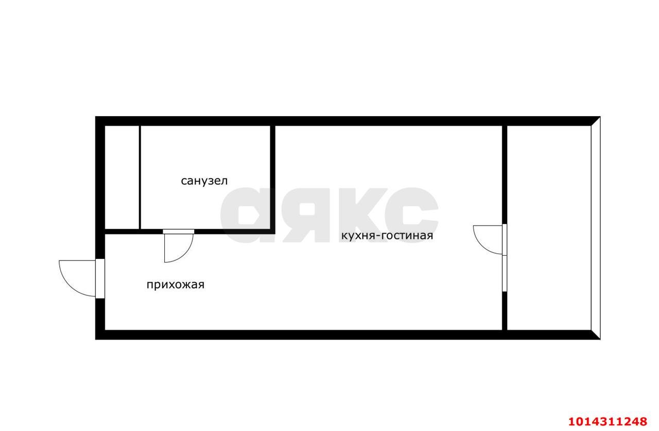 Фото №11: Студия 16 м² - Сочи, Хостинский, жилой комплекс Кислород, мкр. Бытха, ул. Ясногорская, 16/2