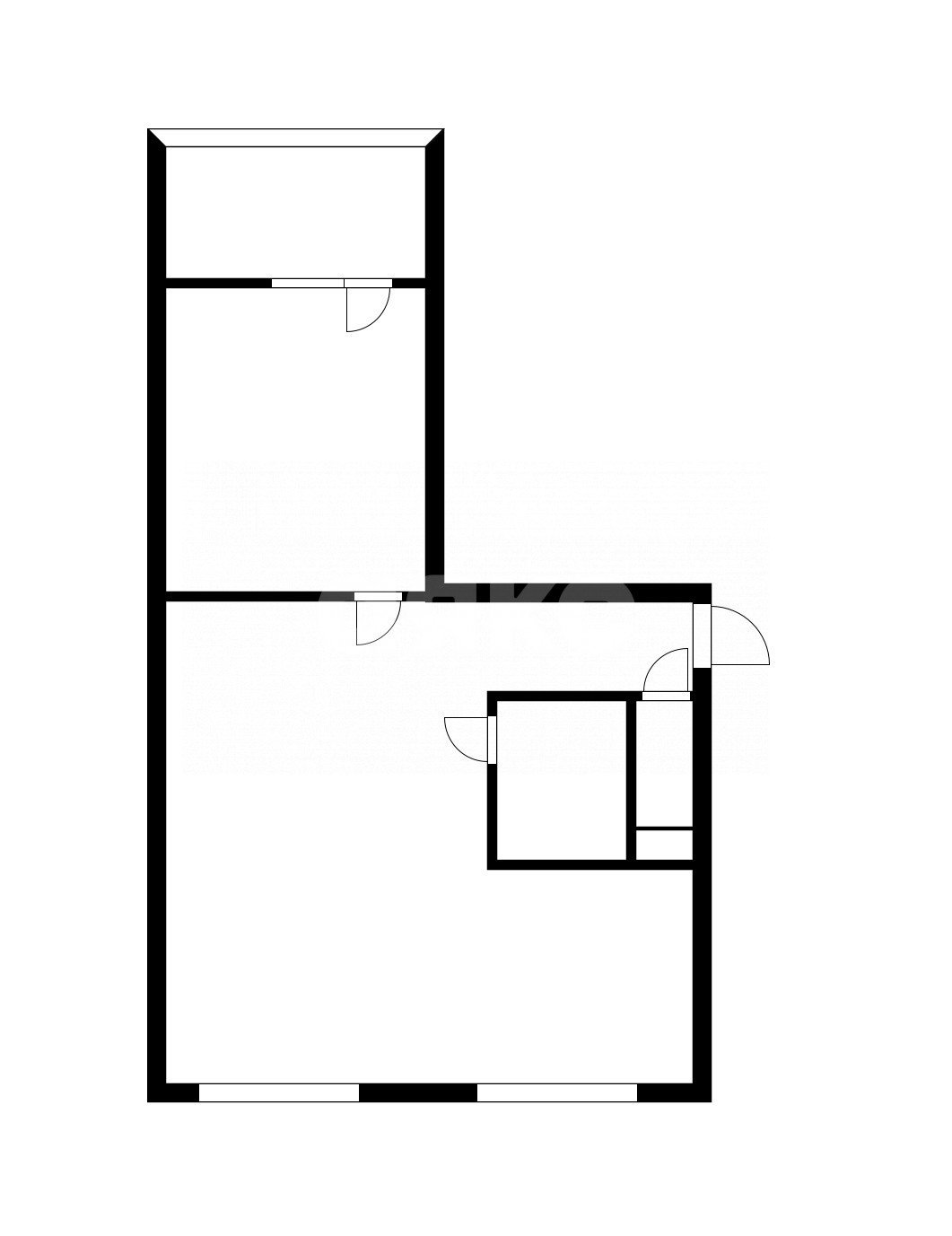 Фото №12: 2-комнатная квартира 45 м² - Сочи, Центральный, мкр. Заречный, ул. Макаренко, 9