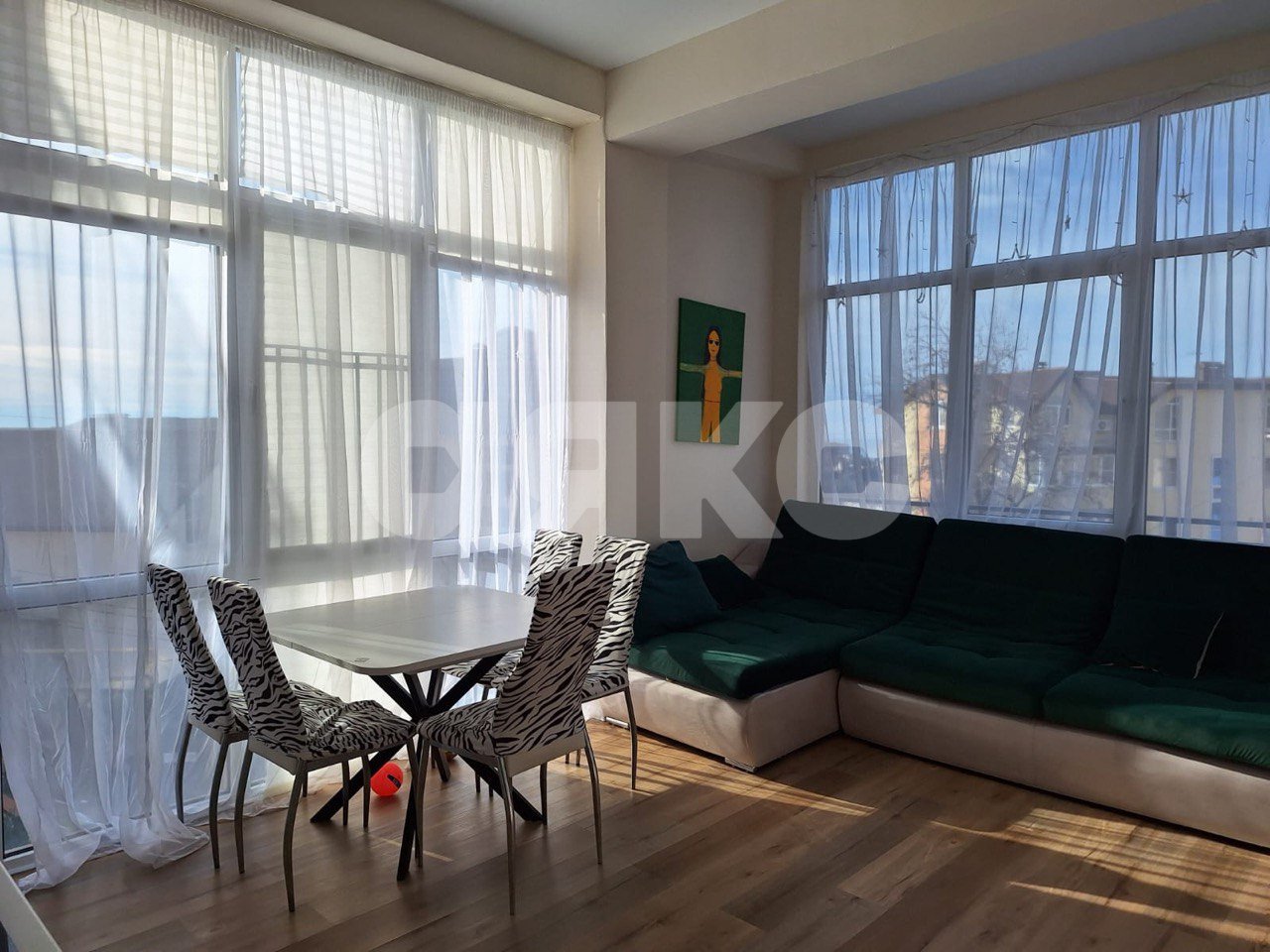 Фото №2: 1-комнатная квартира 38 м² - Сочи, Центральный, мкр. Донская, ул. Пасечная, 57А