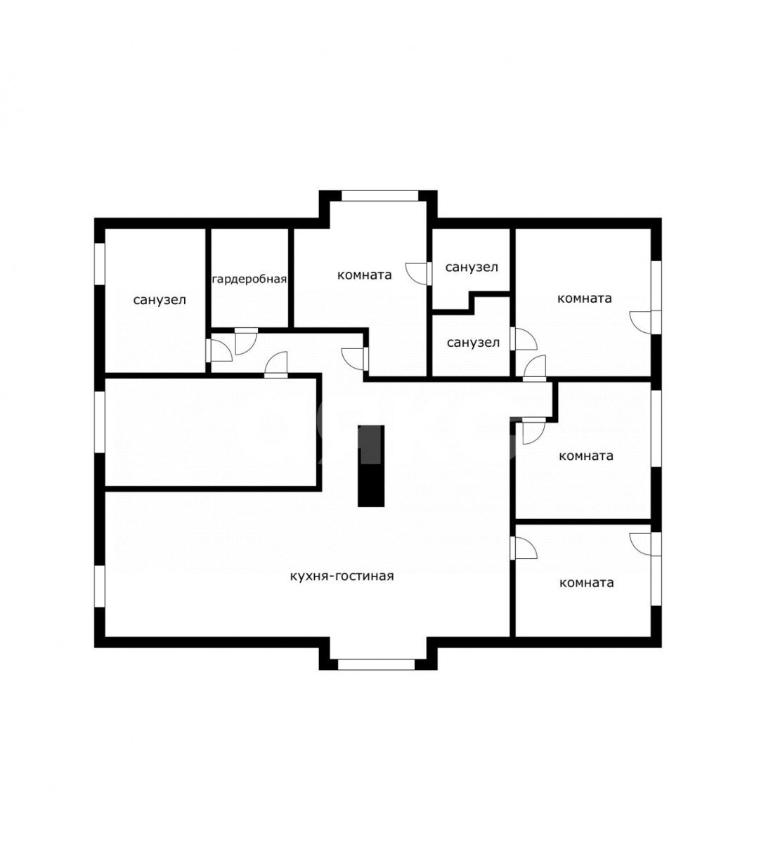 Фото №18: 4-комнатная квартира 139 м² - Сочи, Центральный, мкр. Новый Сочи, ул. Клубничная, 1/14