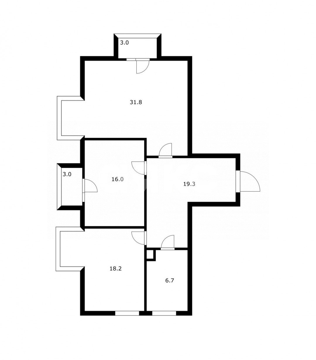 Фото №22: 3-комнатная квартира 92 м² - Сочи, Центральный, мкр. Новый Сочи, ул. Клубничная, 1/14