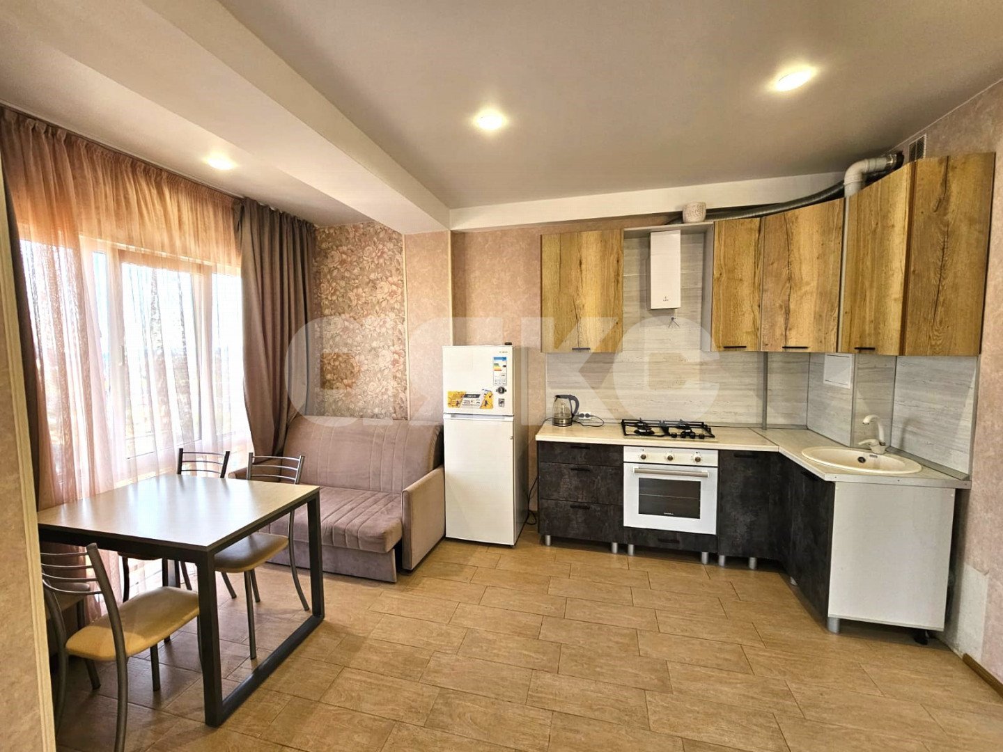 Фото №2: Студия 40 м² - Сочи, Адлерский, Верхнеимеретинская Бухта, мкр. жилой комплекс Санни Хилл Адлер, ул. Каспийская, 46/5