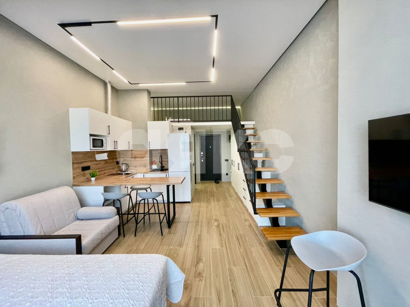 Фото №8: Студия 40 м² - Сочи, Весёлое, жилой комплекс Грин Сейл Парк, Весёлое, мкр. жилой комплекс Грин Сейл Парк, ул. Весёлая, 82/1