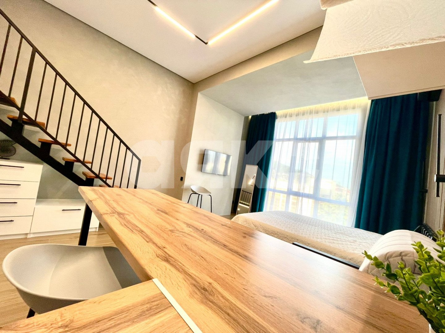 Фото №6: Студия 40 м² - Сочи, Весёлое, жилой комплекс Грин Сейл Парк, Весёлое, мкр. жилой комплекс Грин Сейл Парк, ул. Весёлая, 82/1