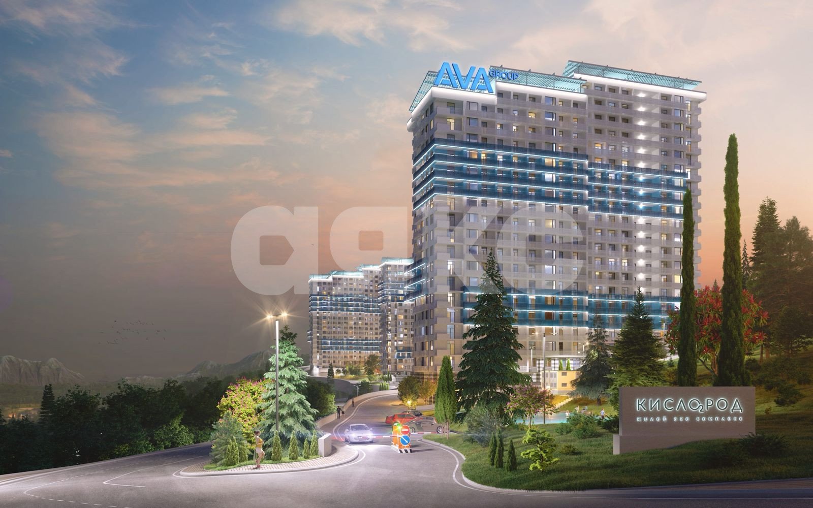 Фото №1: Студия 18 м² - Сочи, Хостинский, жилой комплекс Кислород, мкр. Бытха, ул. Ясногорская, 16/2к1