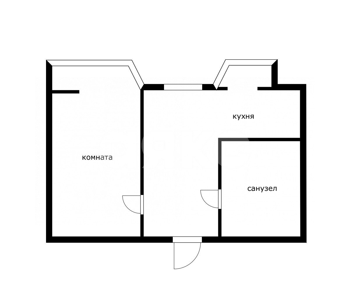 Фото №38: 1-комнатная квартира 46 м² - Сочи, Хостинский, мкр. Яна Фабрициуса, ул. Яна Фабрициуса, 2/23М