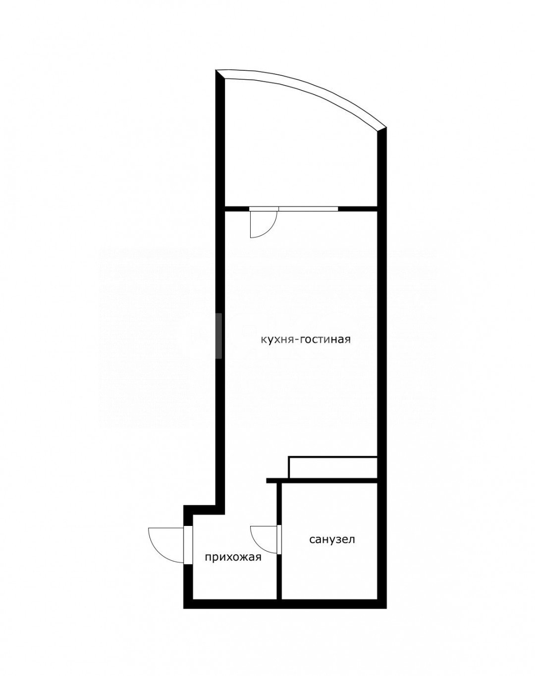 Фото №1: Студия 31 м² - Сочи, Хостинский, ж/р Хоста, ул. Володарского