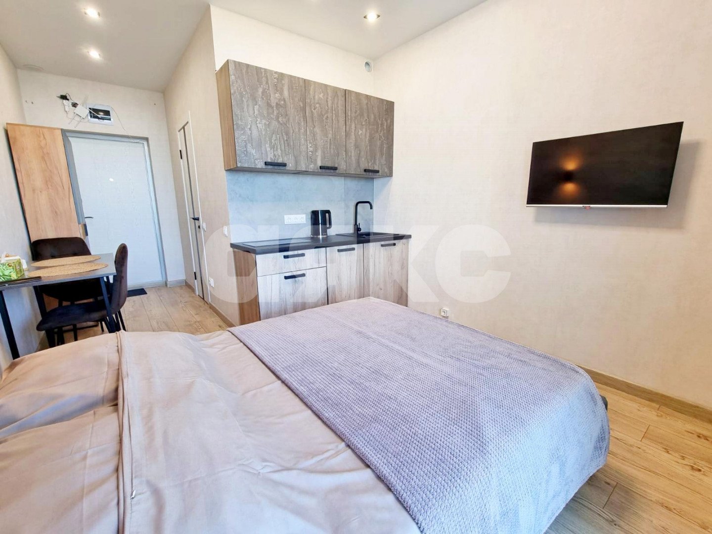 Фото №4: Студия 19 м² - Сочи, Хостинский, жилой комплекс Кислород, мкр. Бытха, ул. Ясногорская, 16/2к1