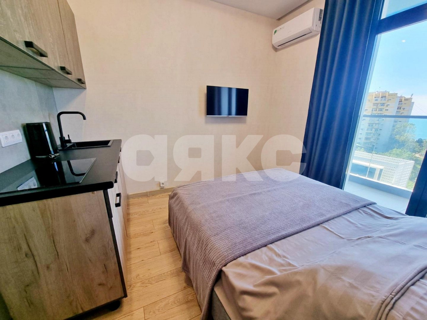 Фото №2: Студия 19 м² - Сочи, Хостинский, жилой комплекс Кислород, мкр. Бытха, ул. Ясногорская, 16/2к1