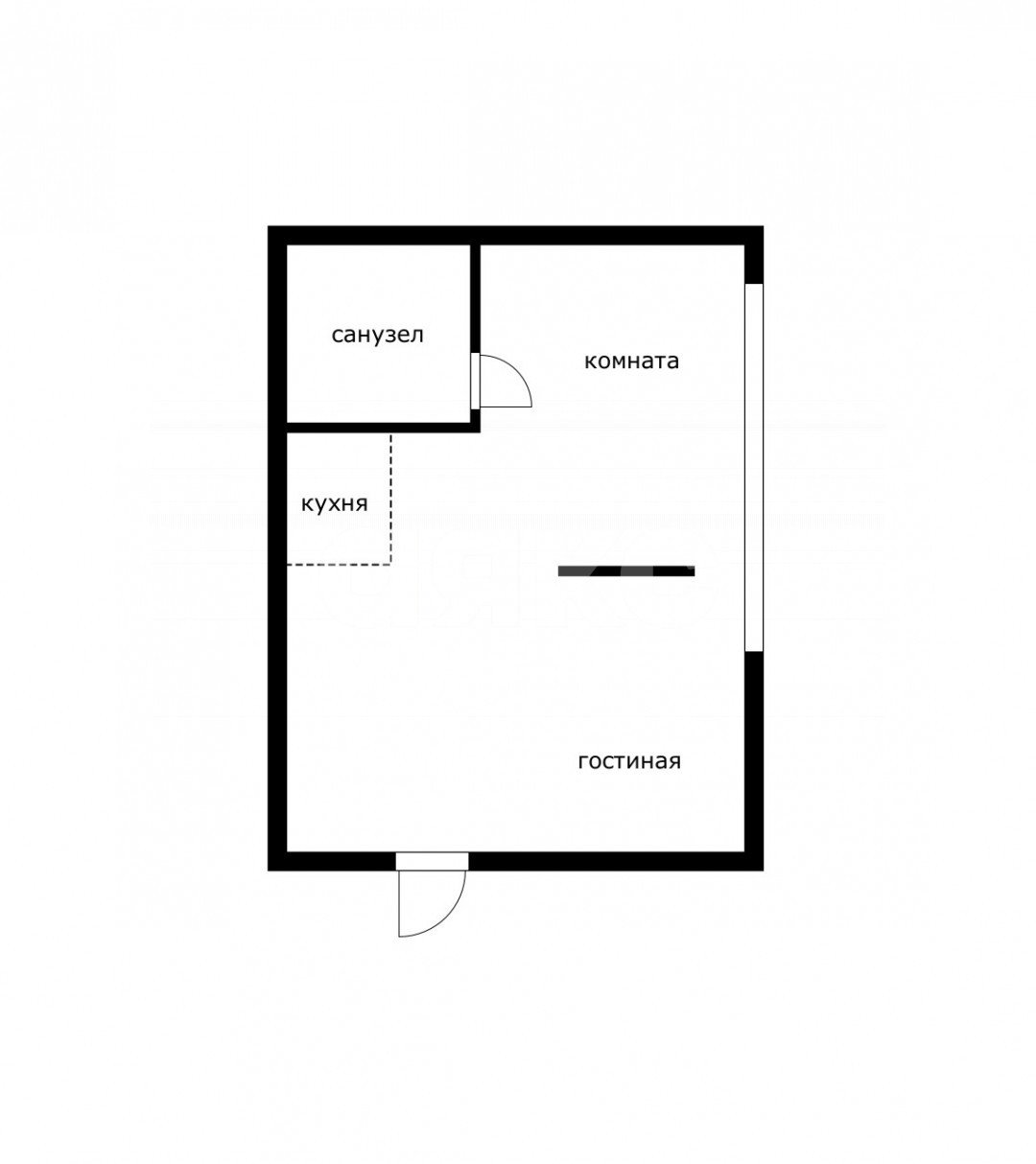Фото №14: Студия 36 м² - Дагомыс, Лазаревский, мкр. жилой комплекс Меридиан, ул. Ленинградская, 7Ак4