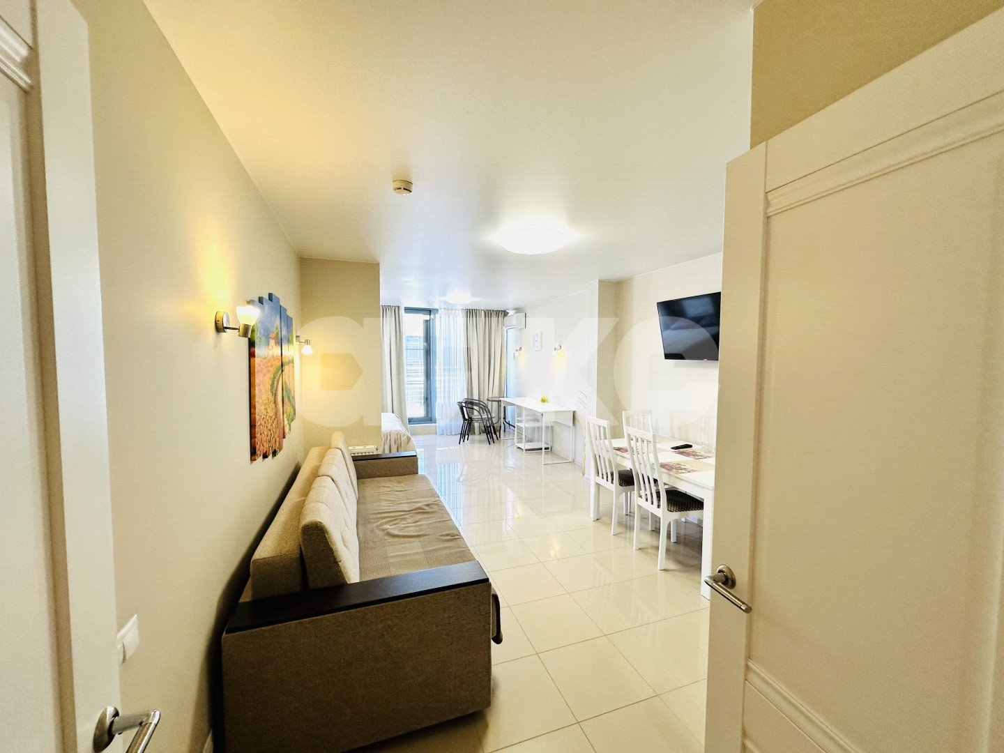 Фото №4: Апартаменты 77 м² - Дагомыс, Лазаревский, мкр. жилой комплекс Меридиан, ул. Ленинградская, 7Ак3