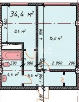 Фото №19: 1-комнатная квартира 34 м² - Сочи, Хостинский, мкр. Соболевка, ул. Пятигорская, 56/4