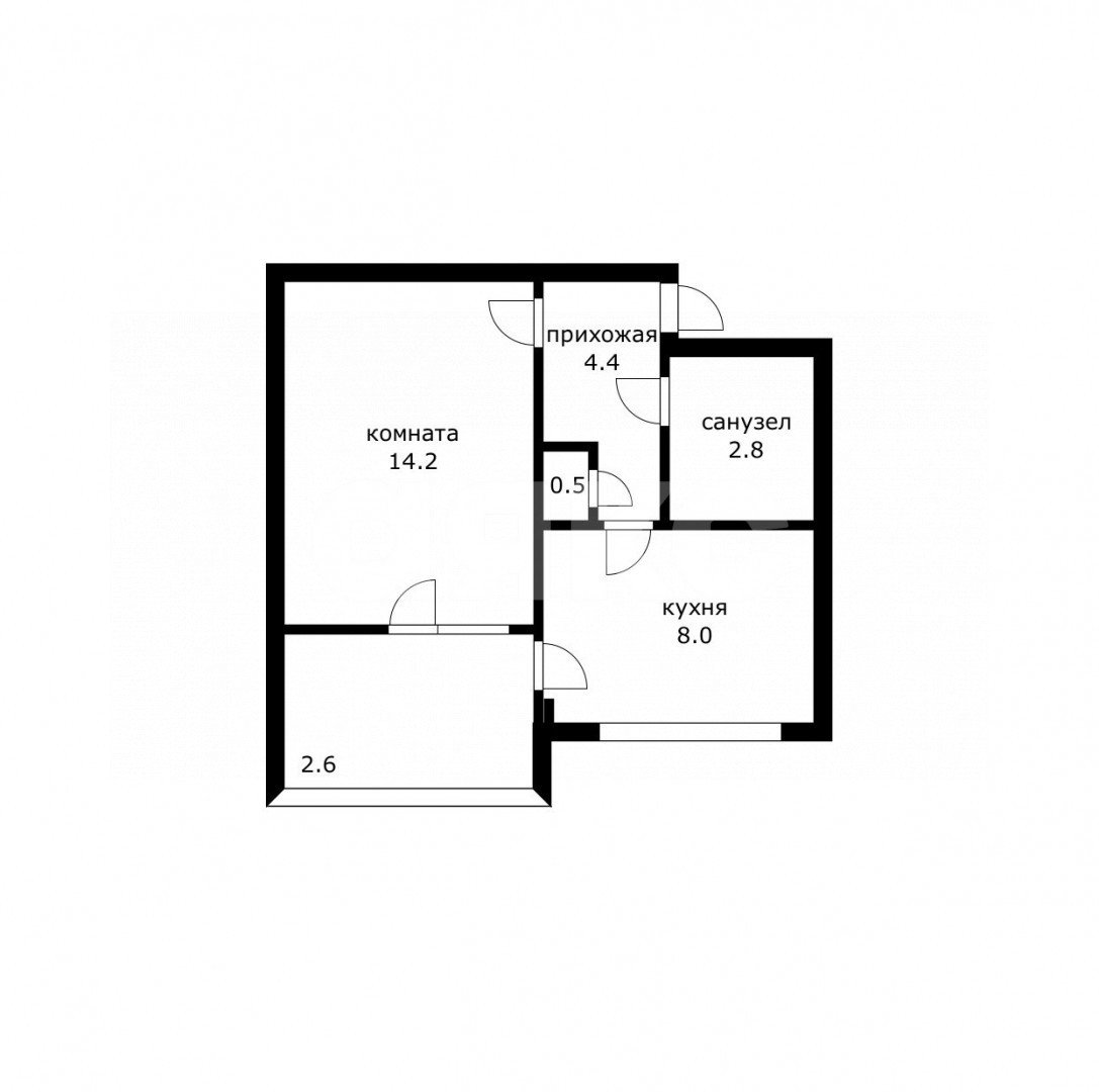 Фото №11: 2-комнатная квартира 36 м² - Сочи, Центральный, мкр. Заречный, ул. Макаренко, 24