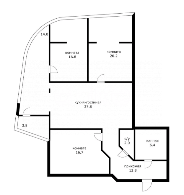 Фото №27: 4-комнатная квартира 120 м² - Сочи, р. Центральный, ул. Первомайская, 19