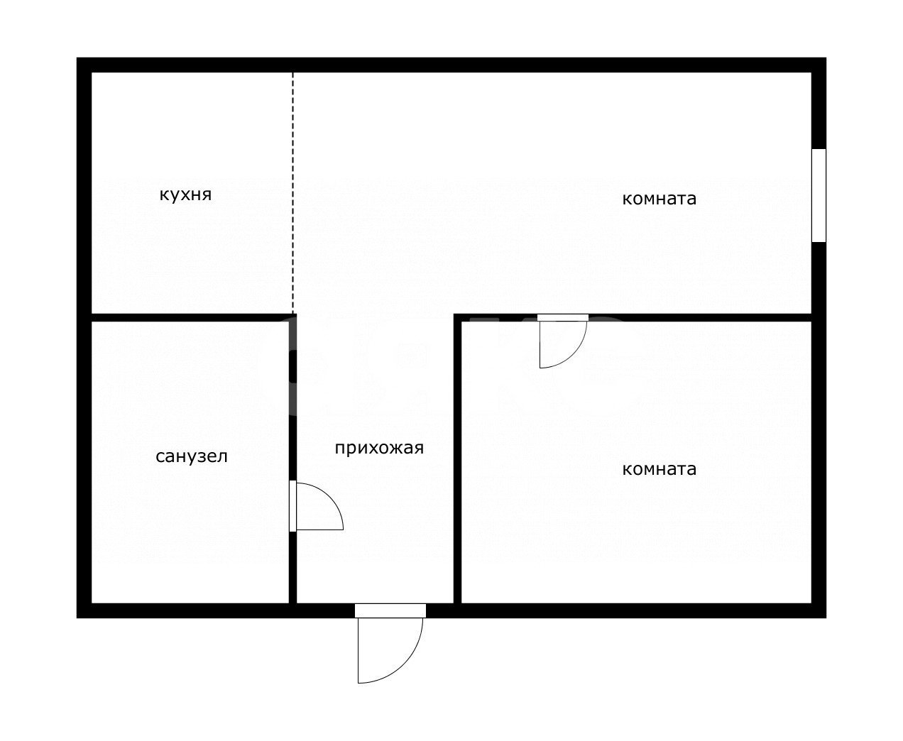 Фото №10: 2-комнатная квартира 50 м² - Сочи, Центральный, Новый Сочи, мкр. массив № 1, ул. Виноградная, 121/7