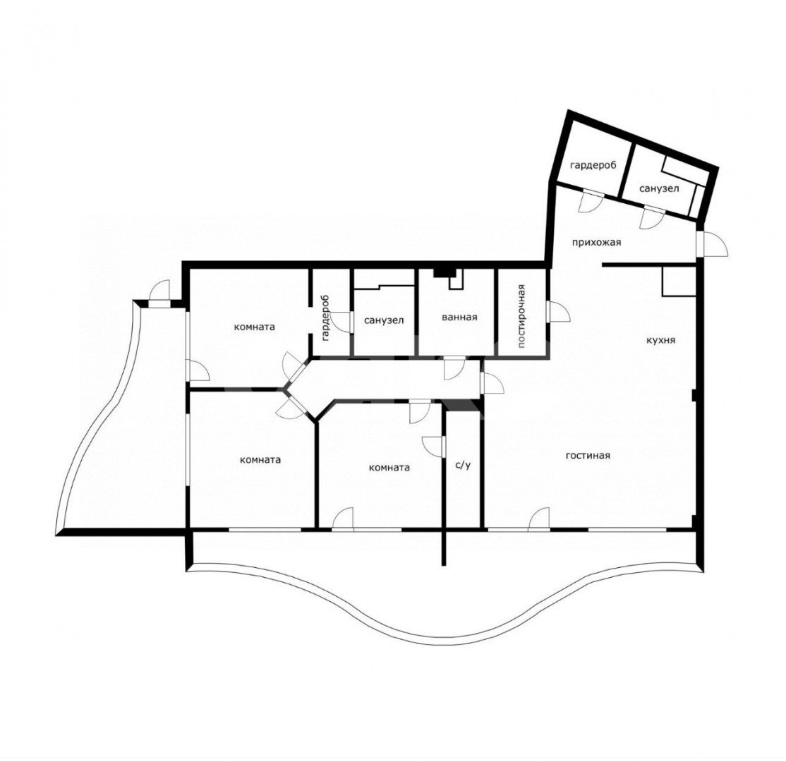 Фото №45: 3-комнатная квартира 175 м² - Сочи, Хостинский, мкр. Светлана, пр-кт Пушкина, 5А