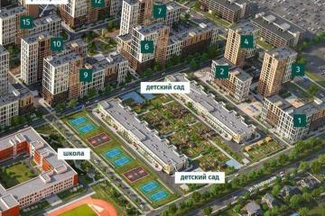 Фото №2: 1-комнатная квартира 43 м² - Краснодар, мкр. Прикубанский внутригородской округ, 