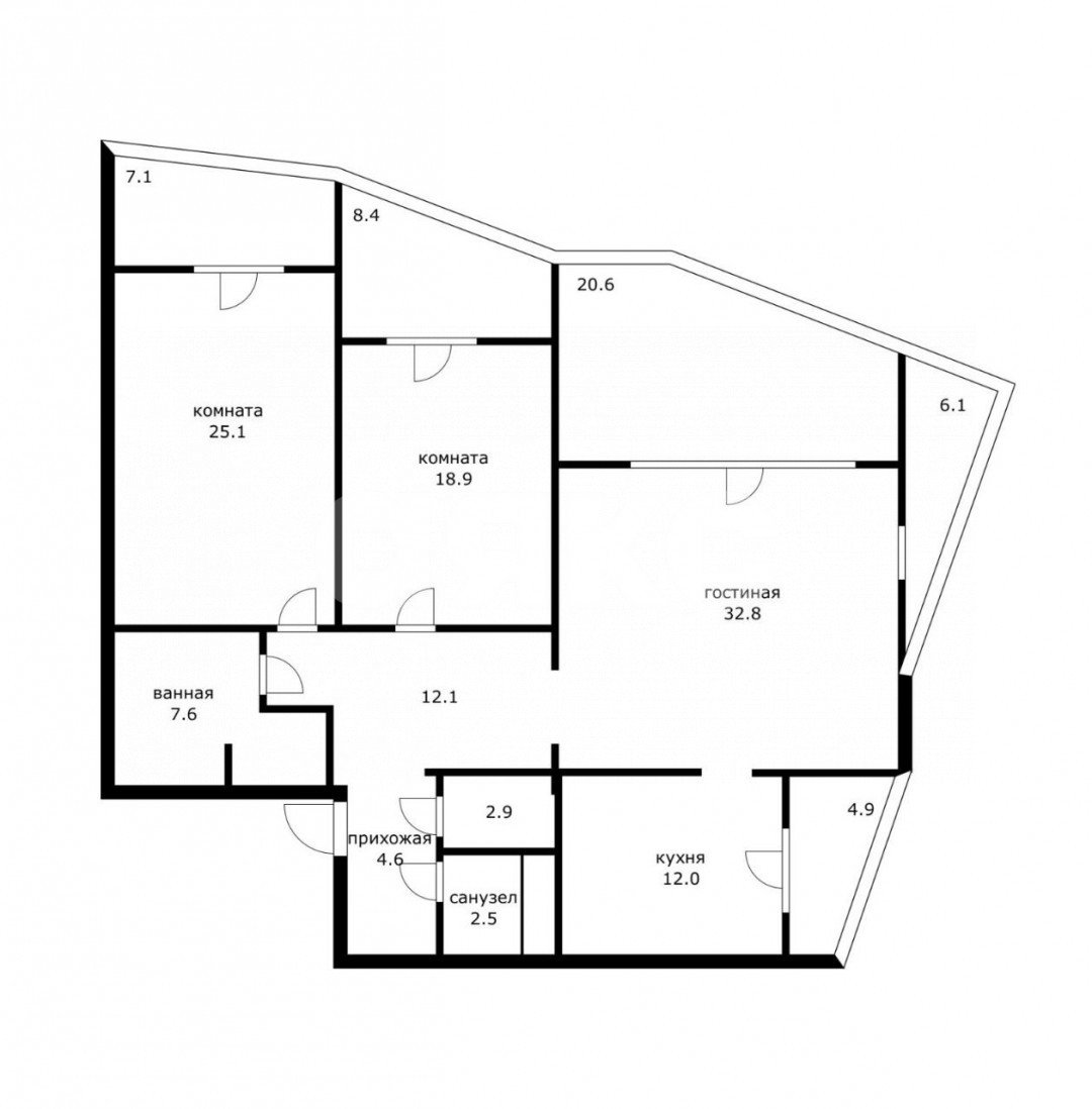Фото №24: 3-комнатная квартира 175 м² - Сочи, Хостинский, Бытха, мкр. ЖК Идеал хаус, пр-кт Курортный, 92/5