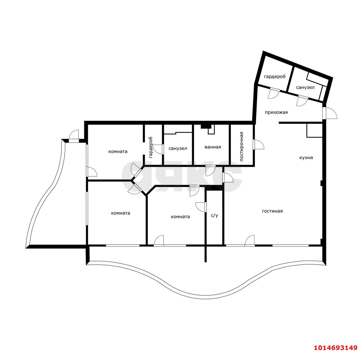 Фото №20: 4-комнатная квартира 175 м² - Сочи, Светлана, р. Хостинский, пр-кт Пушкина, 5А