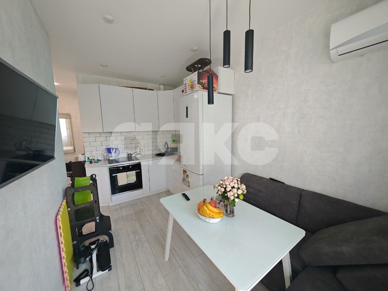 Фото №2: 1-комнатная квартира 27 м² - Сочи, Хостинский, мкр. жилой комплекс Мадрид 5, ул. Амбровая, 10